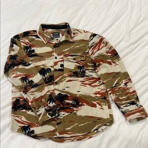 Billabong Men's Multicolor Fleece Shirt